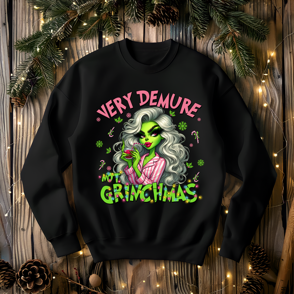 "Very Demure, Not Grinchmas" Sweatshirt