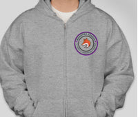 FLOURISHING FOX ADULT ZIPPERED HOODIE