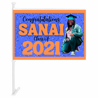 Graduation Car Flag